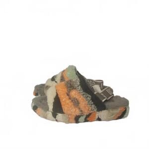 UGG Fluff Yeah Slide Cali Collage Slippers in Olive Multi Size‎ 8